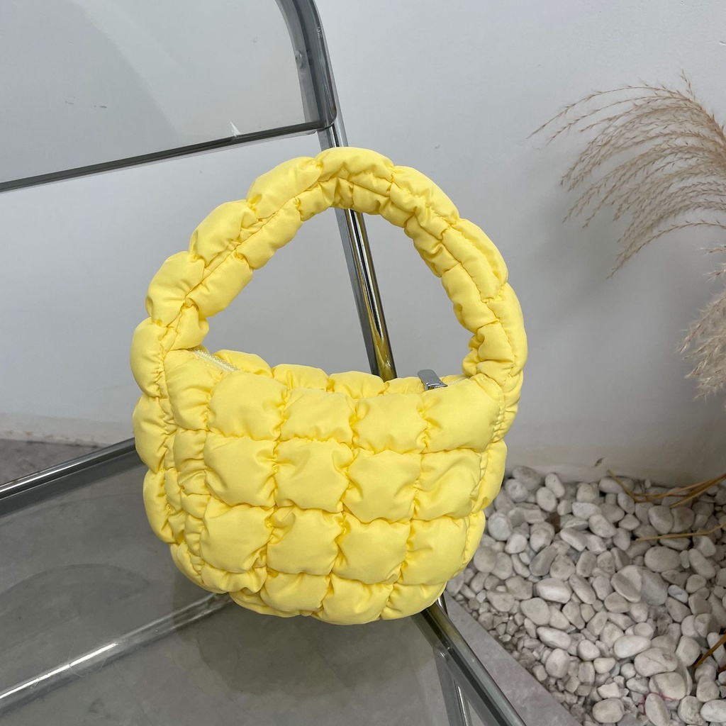 Túi Xách Mini Họa Tiết Kẻ Sọc Thiết Kế Mới Thời Trang Theo Phong Cách Hàn Quốc