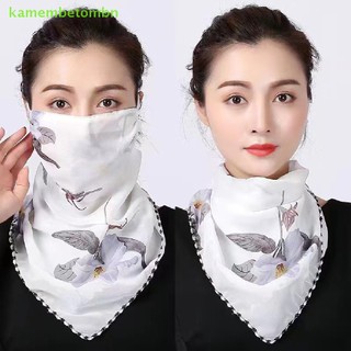 1 Khẩu Trang Chiffon Chống Nắng Thoáng Khí Cho Nữ