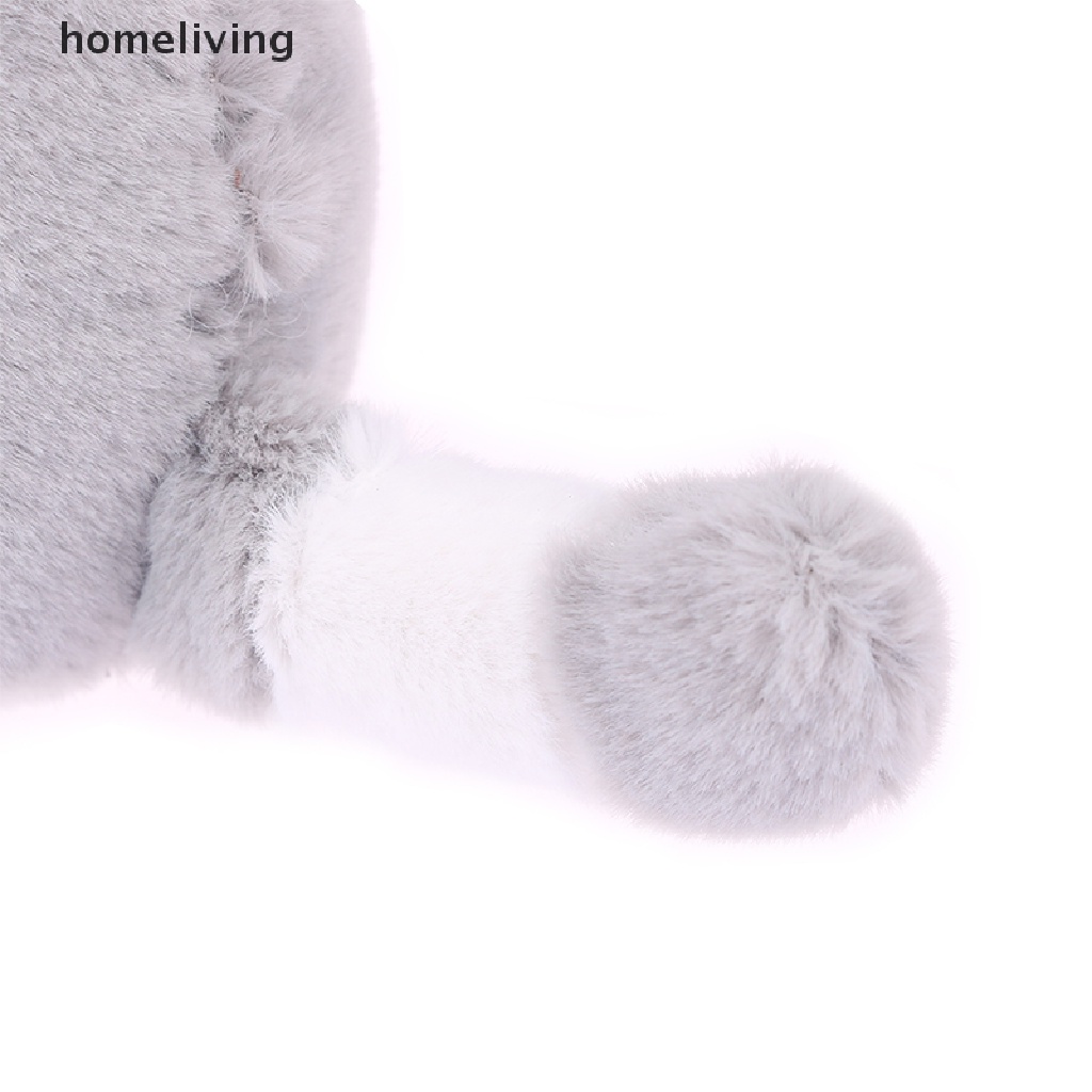 1 Móc Khóa Hình Gấu Mèo Nhồi Bông Mềm Mại Dễ Thương