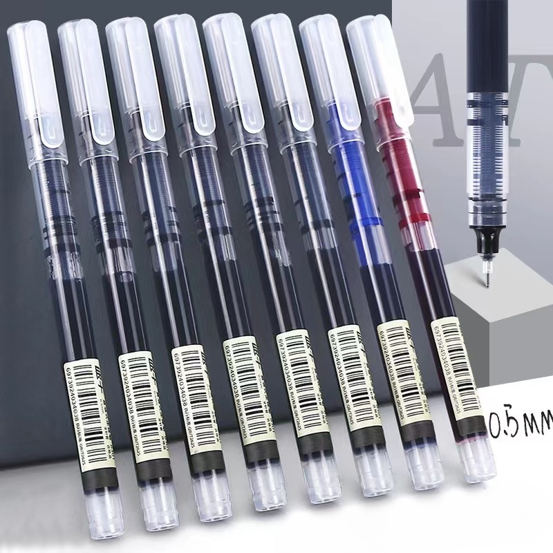 Bút Mực Gel Dạng Lỏng 0.5mm Nhanh Khô Ba Màu Sắc