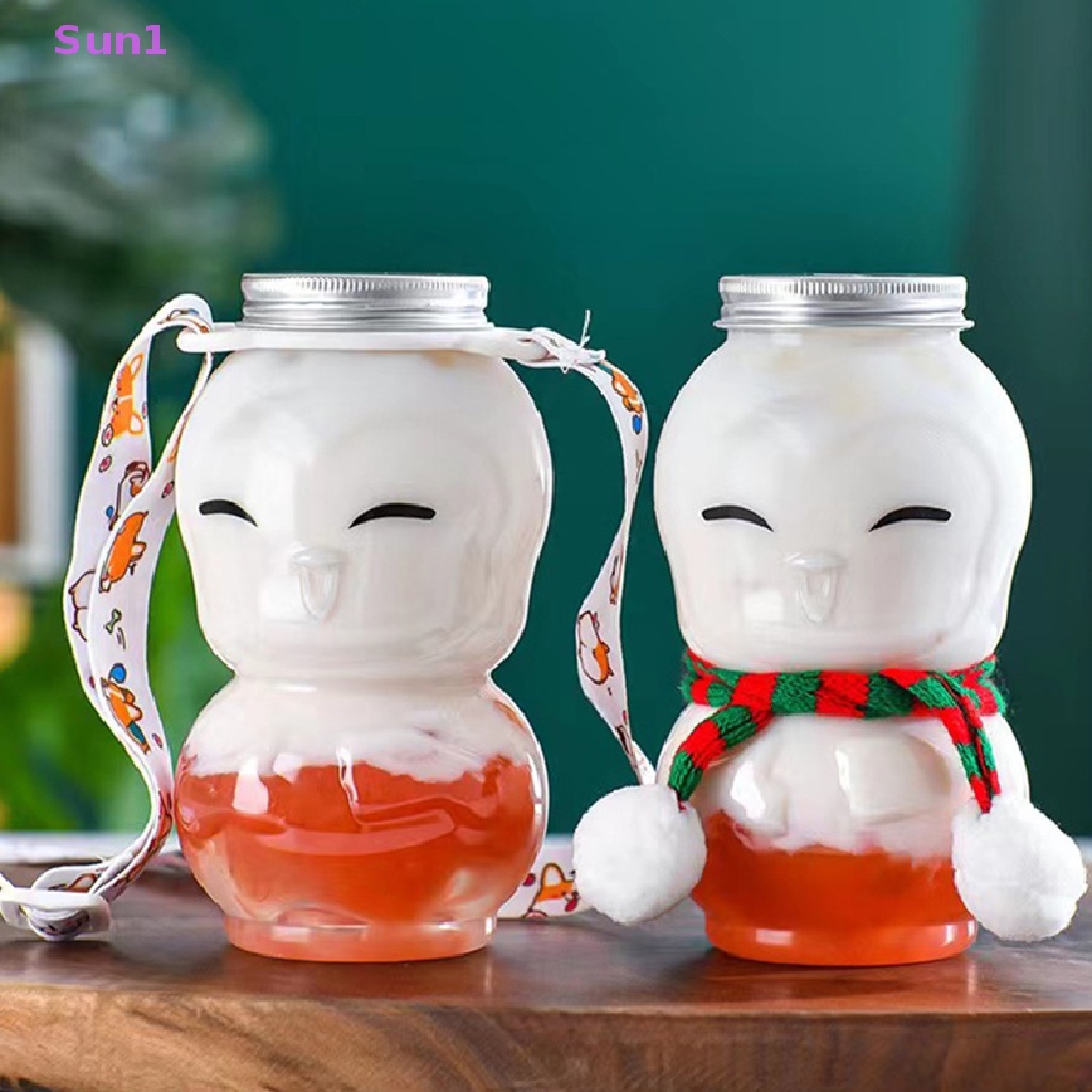 Sun1 &gt; Bình Nước Uống Trà Sữa Trà Sữa Di Động Hình Cú Hoạt Hình Dễ Thương Làm Quà Tặng Giáng Sinh Dành Cho Cặp Đôi