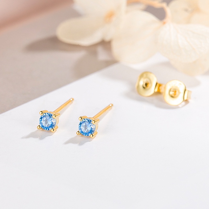 Khuyên Tai Xỏ Lỗ Mini Đơn Giản Sang Trọng