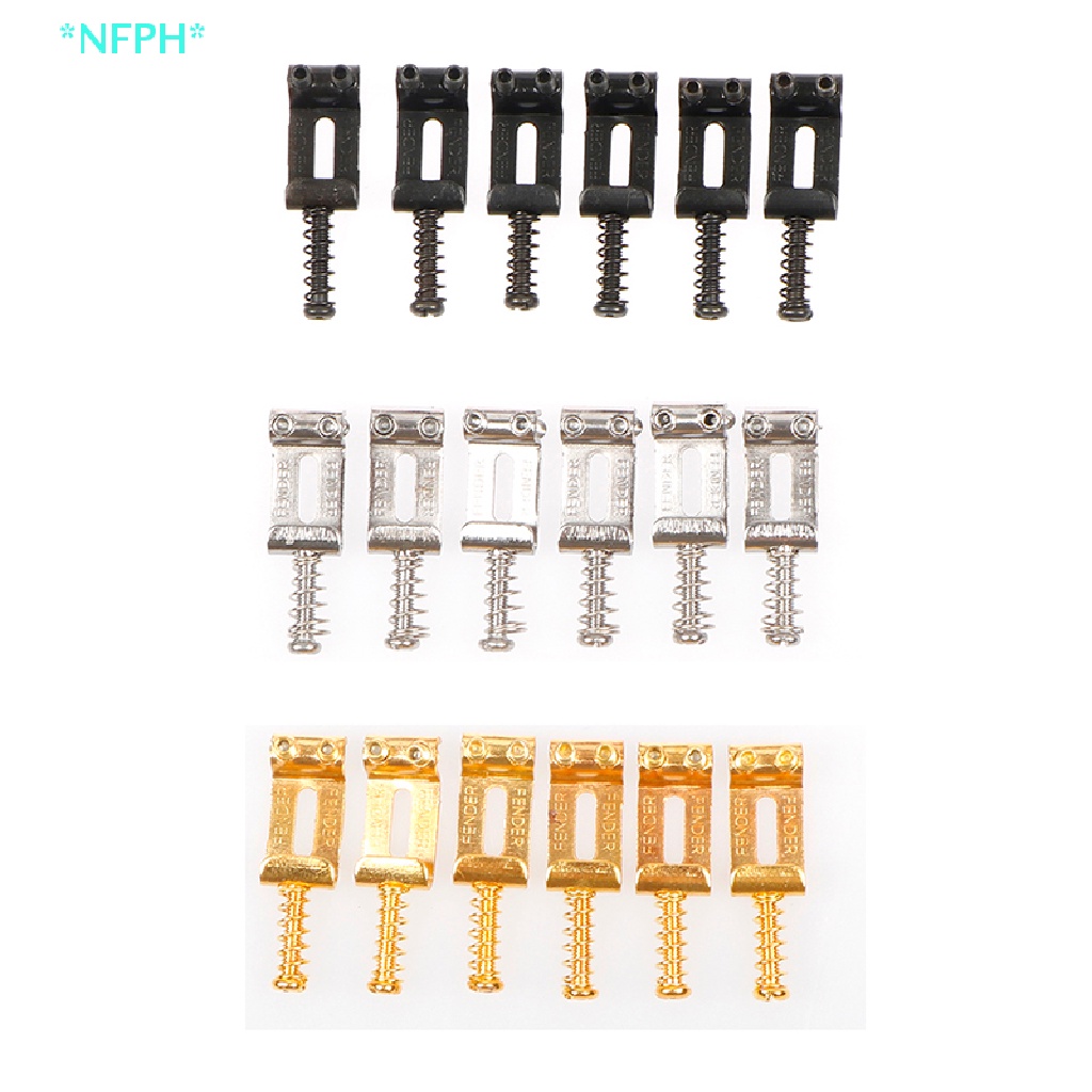 Set 6 Cầu Ngựa Đàn Guitar Điện Fender Stratocaster Mới