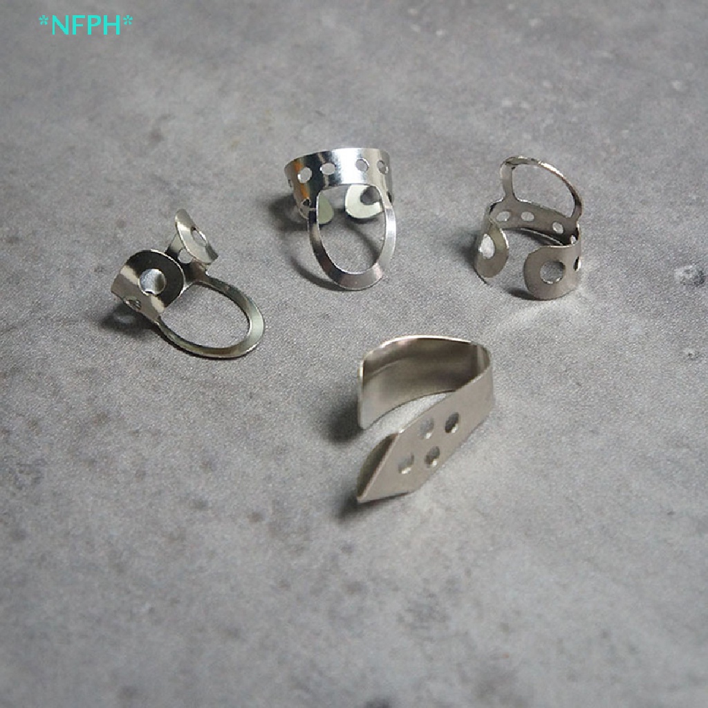 Bộ 4 Miếng Gảy Đàn Guitar Bằng Thép Không Gỉ Có Thể Điều Chỉnh Mới