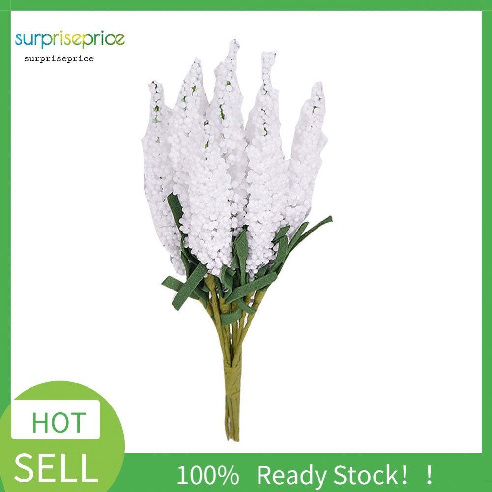 Set 10 Bông Hoa Hyacinth Giả Dùng Để Trang Trí Tiệc Cưới / Nội Thất