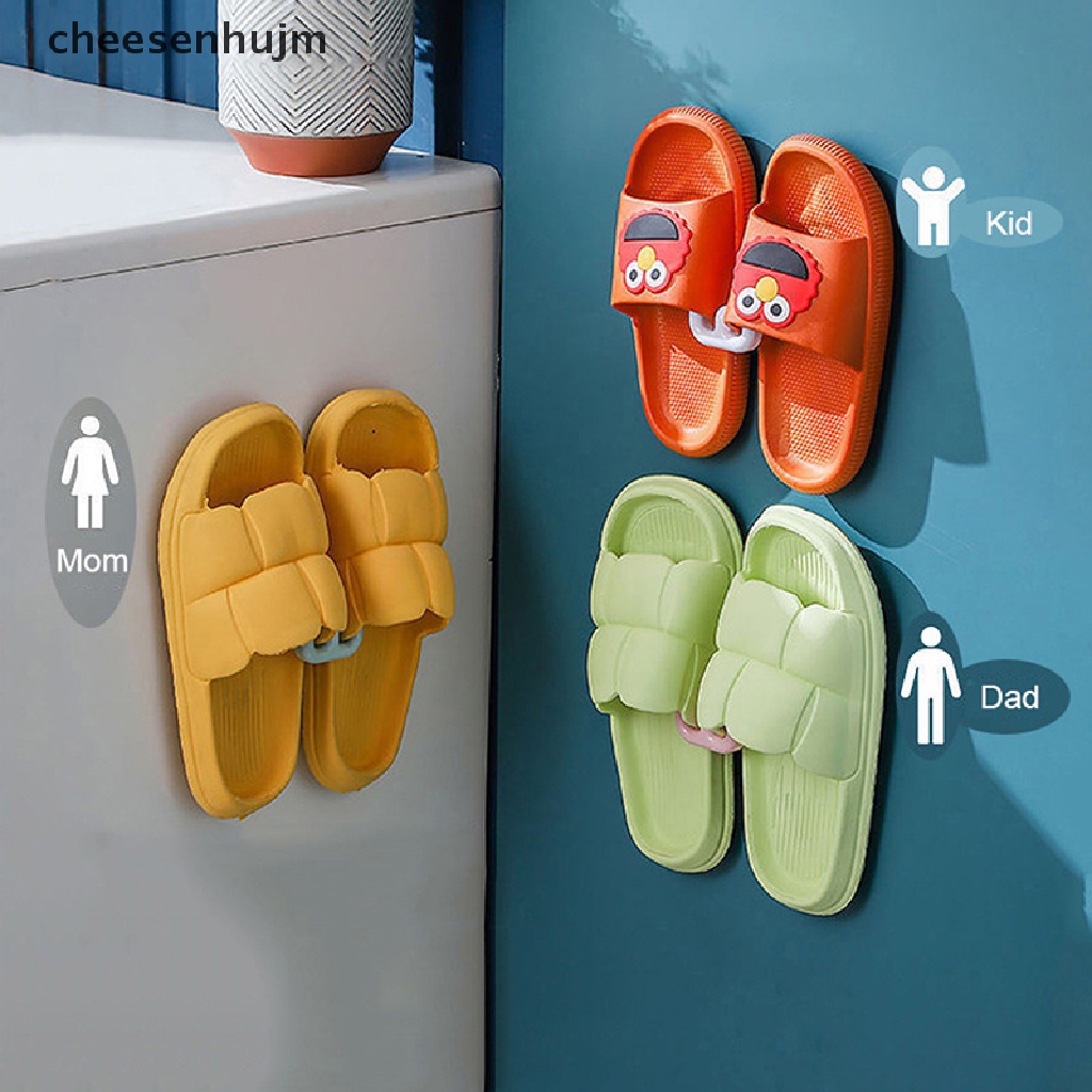 Giá Treo Dép Gắn Tường Không Cần Đục Lỗ Thoát Nước Tiện Dụng