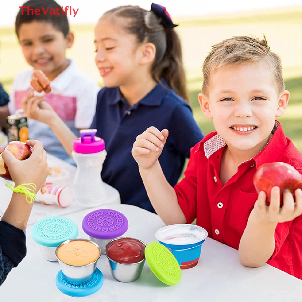 1 Hộp cơm Bằng Thép Không Gỉ Có Nắp Silicone Tiện Dụng