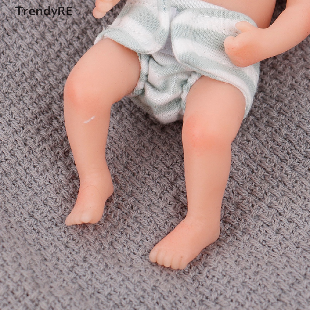 Búp Bê Bé Gái Sơ Sinh 15cm Bằng Silicone