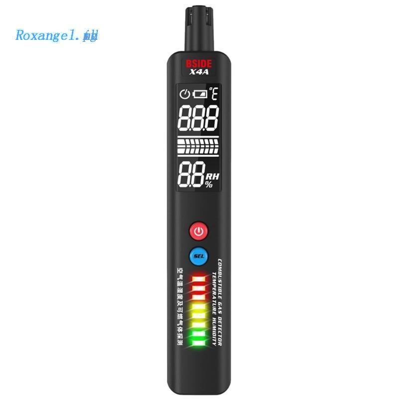 Rox Máy Phân Tích Khí Gas Rò Rỉ Tự Nhiên PPM-Meter Cầm Tay Nhỏ Gọn