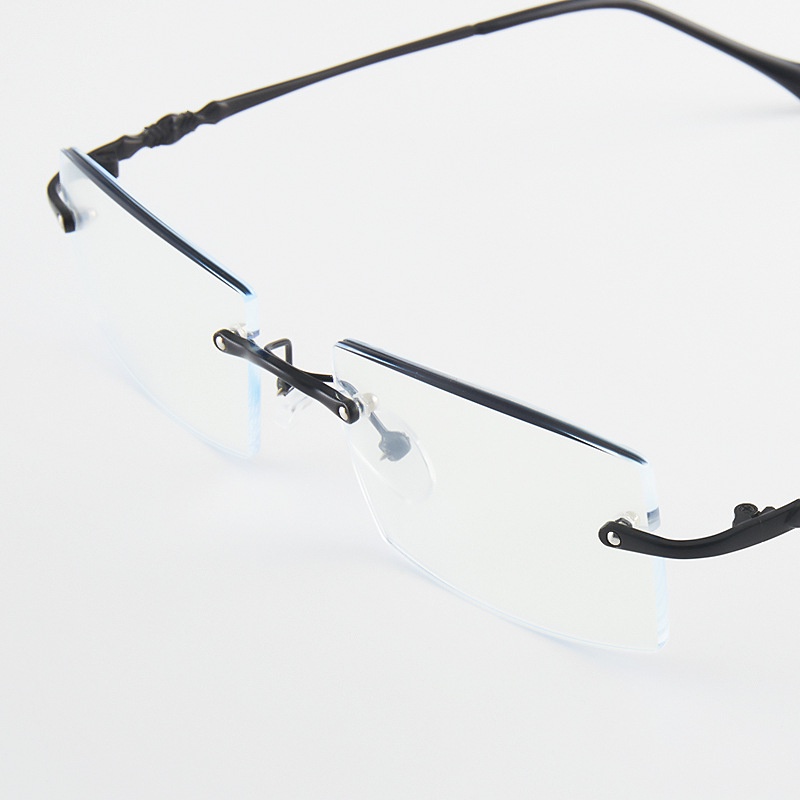 【-0°~-500°Kính Mát Gọng Vuông Chống Ánh Sáng Xanh Thời Trang Công Sở Cho Nam Và Nữ