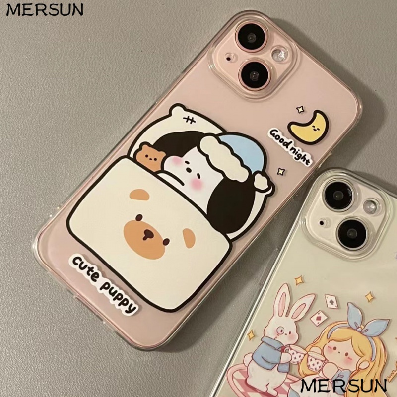 ✅Ốp Điện Thoại In Hoạt Hình Alice Chống Sốc Cho Iphone xr 14plus 12 78iPhone13pro11 / RP1Y