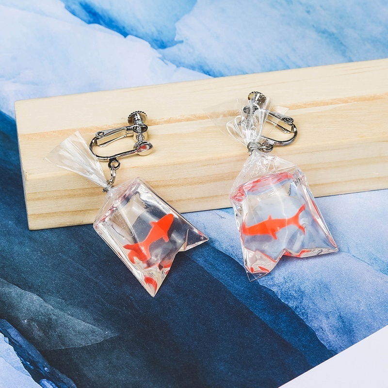 Bông Tai Hình Cá Koi Bằng Acrylic Độc Đáo Thời Trang