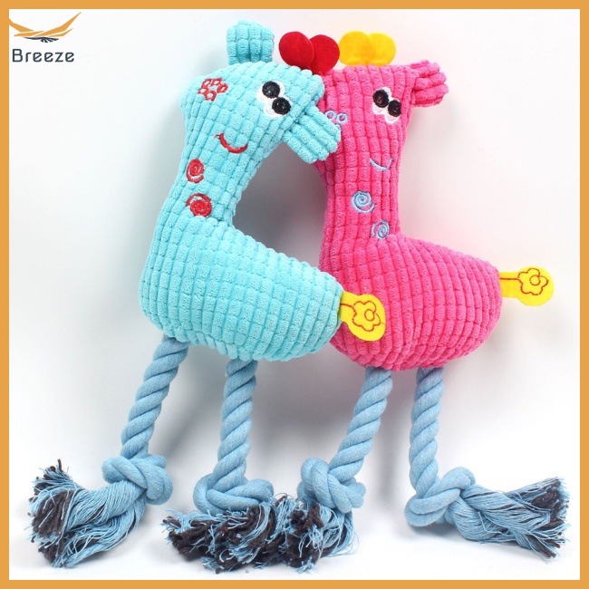 Đồ Chơi Nhai Gặm Hình Con Hươu Cao Cổ Dễ Thương Cho Thú Cưng