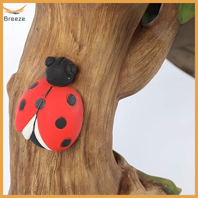 Hộp Đựng Thức Ăn Cho Chim Bằng Nhựa Resin Hình Hoa Hướng Dương