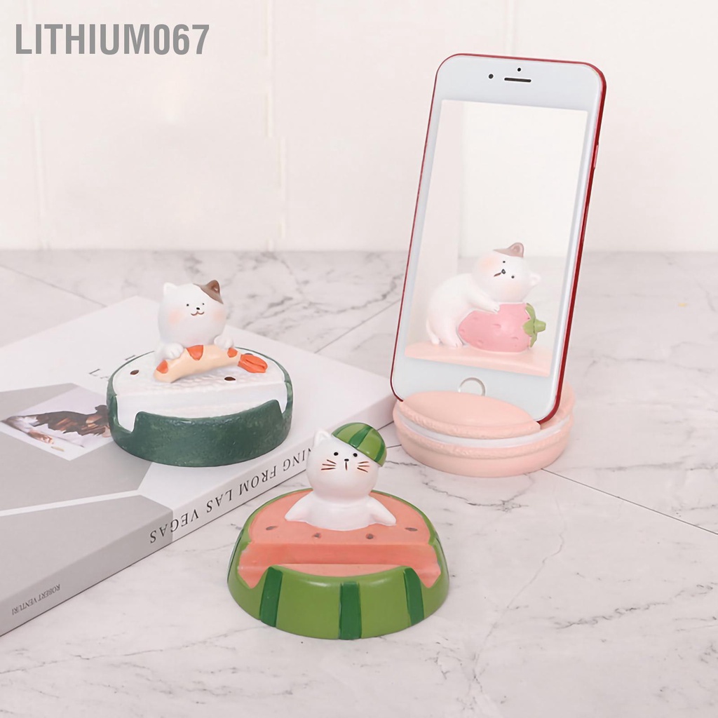 Lithium067 Giá Đỡ Điện Thoại Phong Cách Mèo Hoạt Hình Ổn Định Chắc Chắn Nhựa Bền Ứng Dụng Rộng Rãi Cho Du Lịch Văn Phòng Tại Nhà