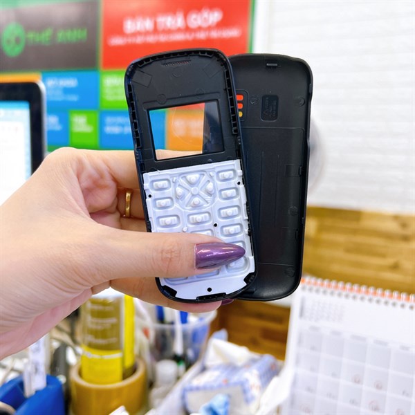 Bộ vỏ Nokia 1280 zin mấu máy chuẩn hàng như hình.