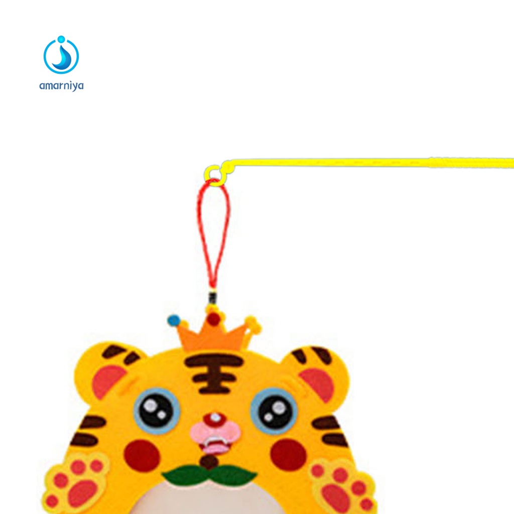 1 Bộ Đèn Lồng Bằng Vải Không Dệt Hình Thú Hoạt Hình Trang Trí Lễ Hội Halloween