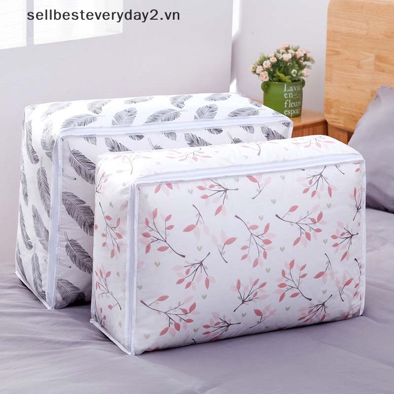(Tốt Nhất) Túi Đựng Chăn Gối Chăn Mền Hình Chim Hồng Hạc Cho Hành Lý Du Lịch / Túi Đựng Chăn Mền