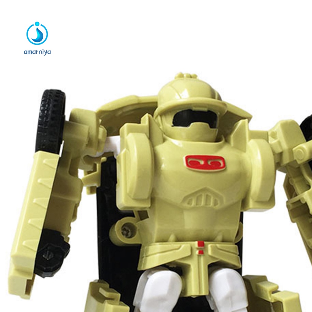 Robot Xe Hơi Đồ Chơi Biến Hình Mắt Cho Bé