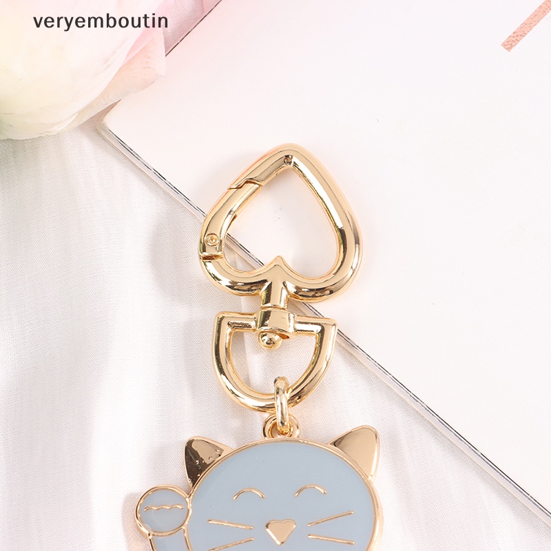 Dây Xích Nối Dài Túi Xách Tráng Men Hình Mèo Dễ Thương