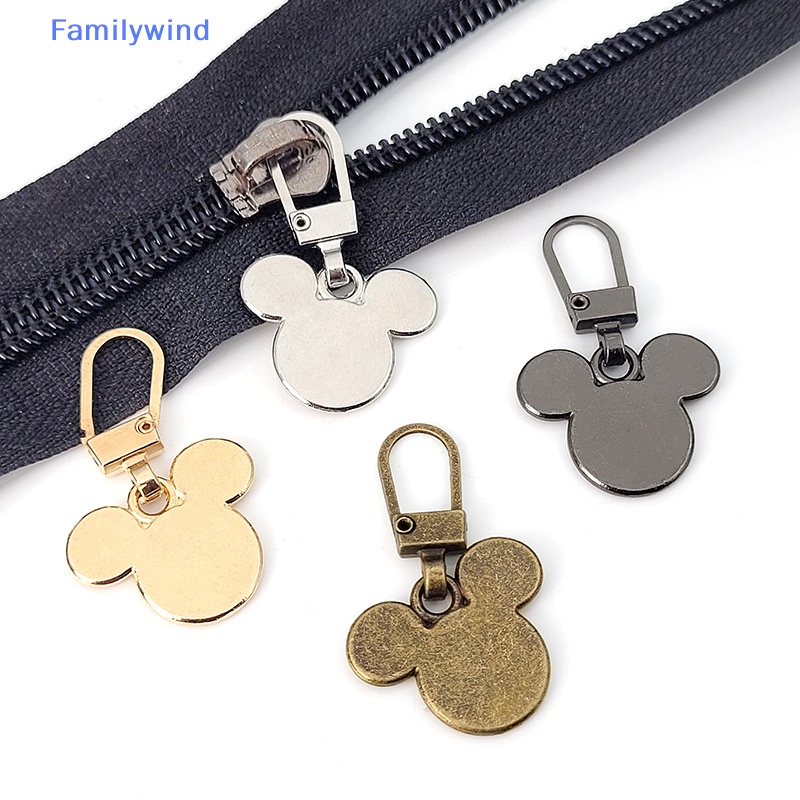 Set 5 Dây Khóa Kéo Họa Tiết Hoạt Hình Có Thể Tháo Rời Đa Năng