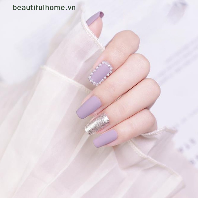 Bộ 240 Miếng Dán Hai Mặt Màu Trong Suốt Dùng Trang Trí Móng Tay