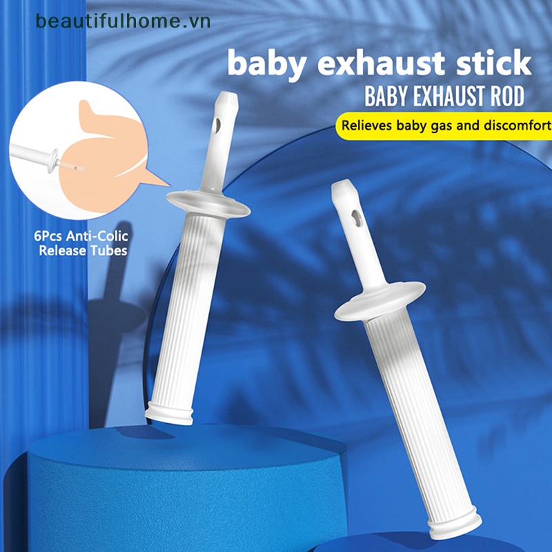 Set 6 Dụng Cụ Giảm Căng Thẳng Khí Ga Dùng Một Lần An Toàn Cho Trẻ Sơ Sinh