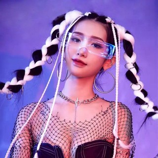 Bím Tóc Giả Ombre 5 Màu Sắc Lựa Chọn