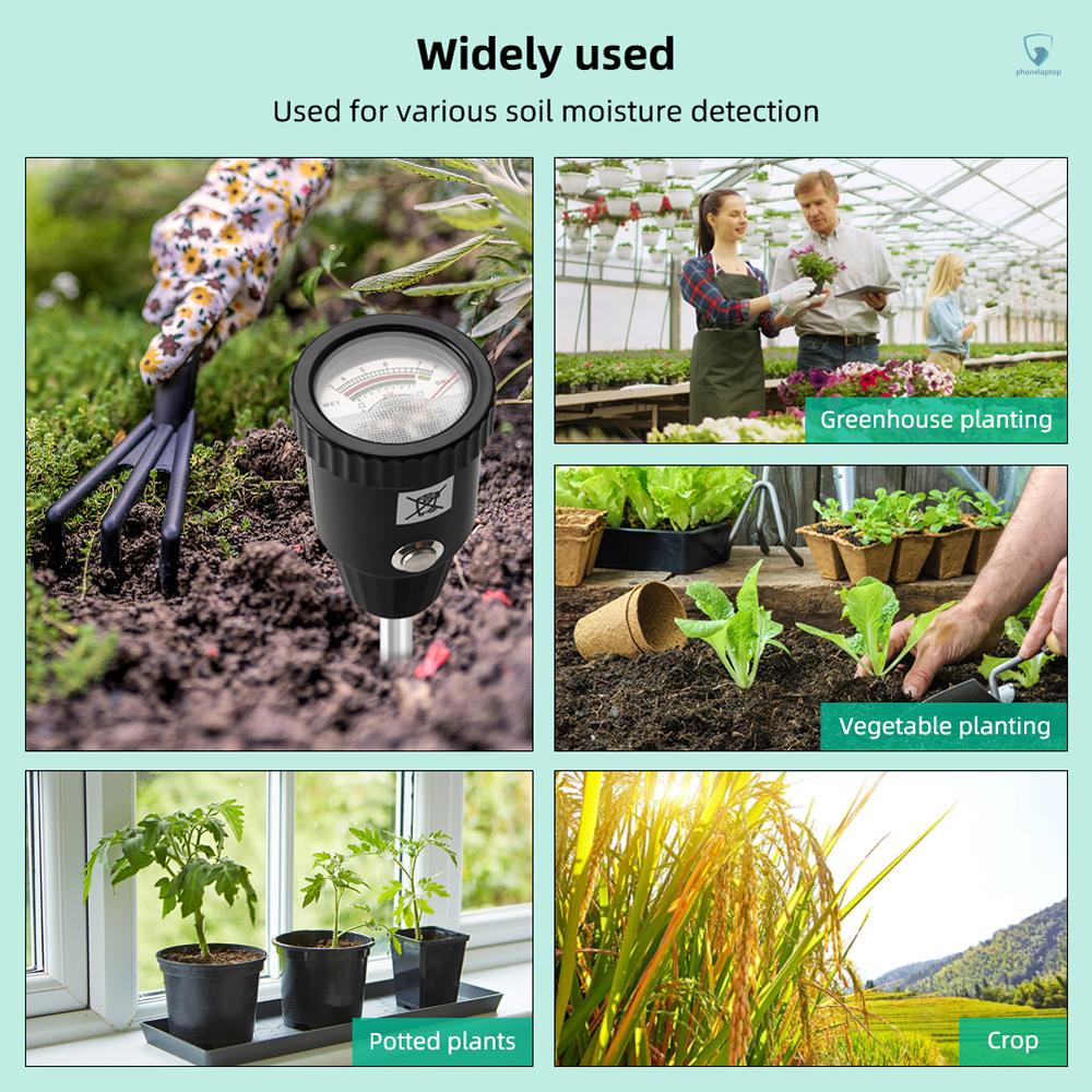 (laptvn) Dụng Cụ Kiểm Tra Độ Ẩm Đất Trồng Cây Trong Nhà Và Ngoài Trời Không Cần Pin