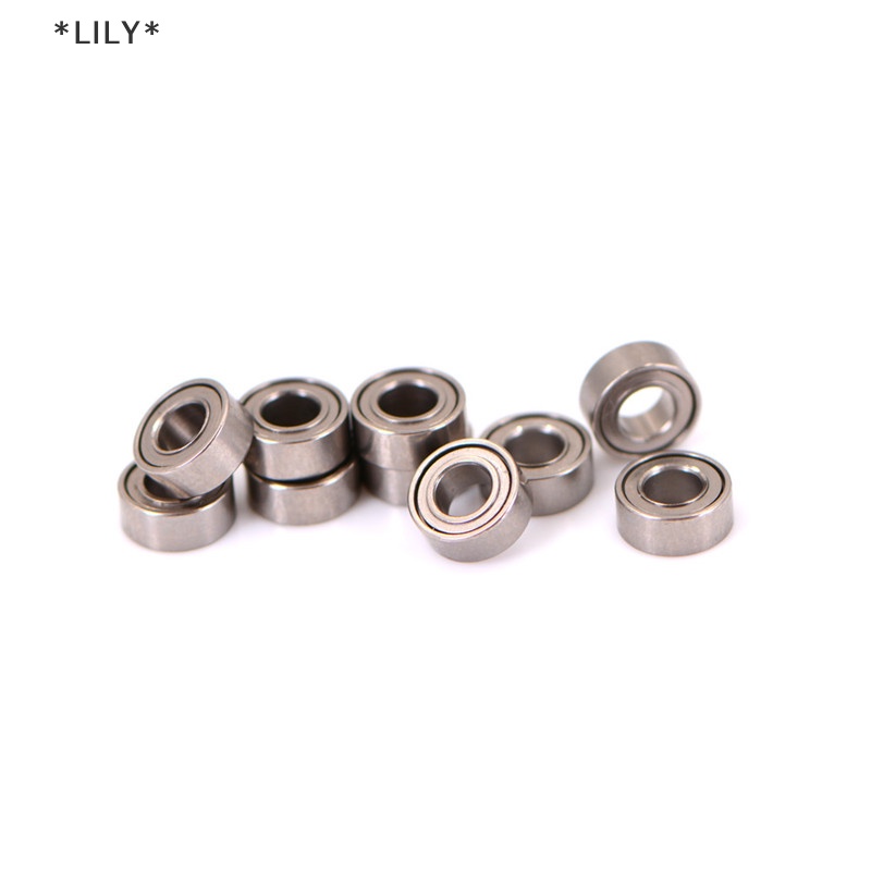 LILY 10pcs mini mang thép mang lăn vòng bi mr63zz 3*6*2.5mm uuu