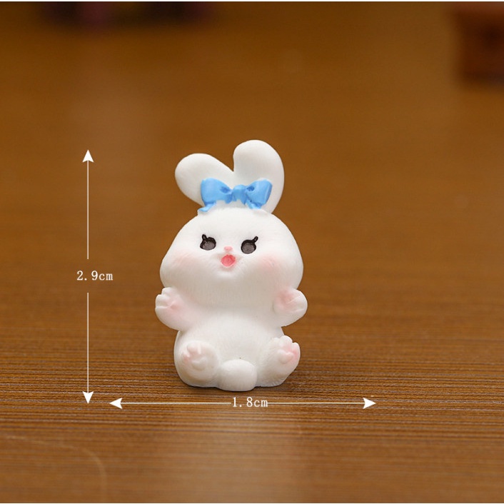 ​​​​​​​Mô Hình Tiểu Cảnh "Thỏ Dễ Thương Tiangong Mini" Trang Trí Sen Đá, Sân Vườn/ Chậu Cây, DYI, Terrarium