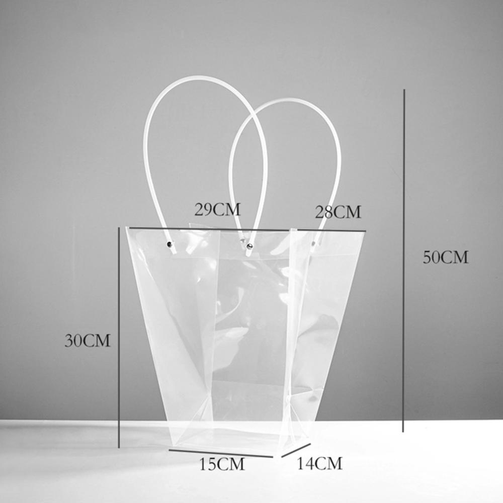 Túi Đựng Hoa Trong Suốt Có Tay Cầm Tiện Dụng