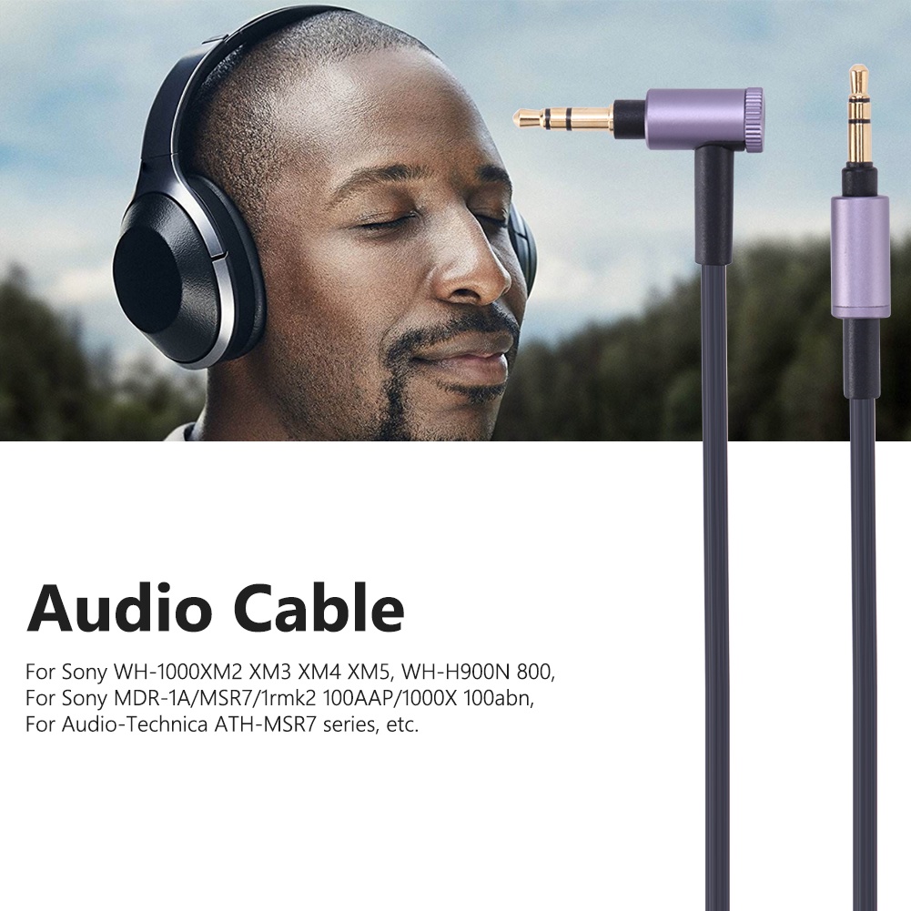 Dây Cáp Âm Thanh 1.5m 3.5mm Cho Sony WH-1000XM5 XM4 XM3 / WH-H900N H800
