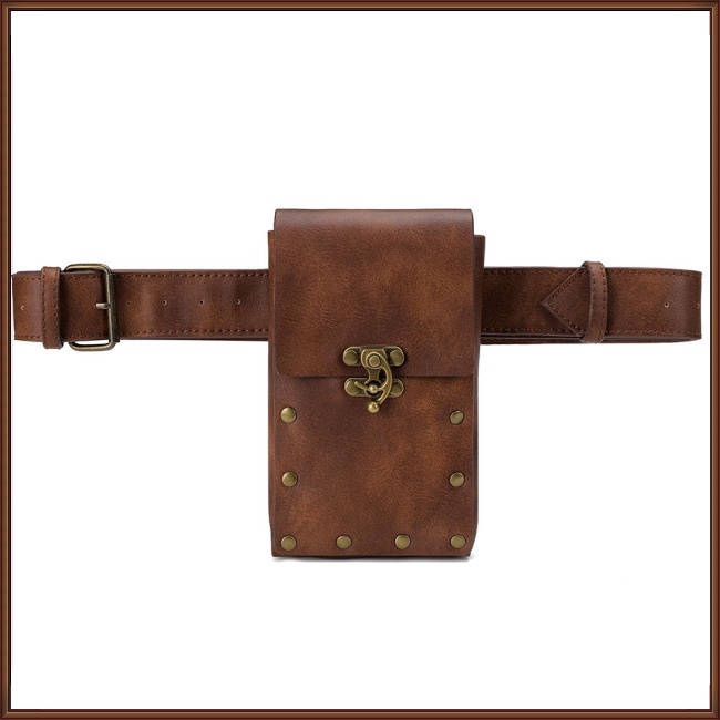 Túi Đeo Hông Đựng Điện Thoại / Tiền Xu Phong Cách Retro Cho Nữ