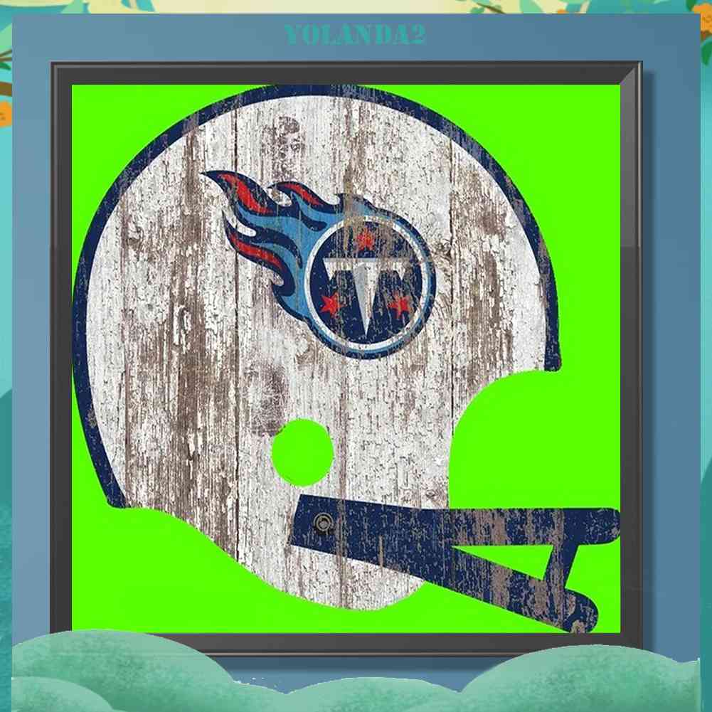 Tranh Đính Đá Kim Cương Toàn Bộ 5D DIY Hình Tennessee Titans