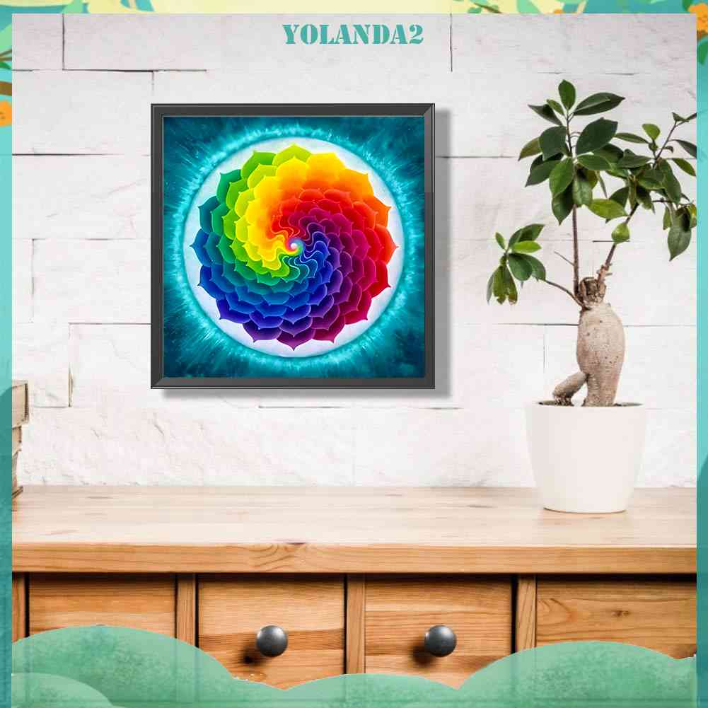 Bộ Tranh Đính Đá 5D DIY Hình Phi Tiêu Đầy Màu Sắc Để Trang Trí Nhà