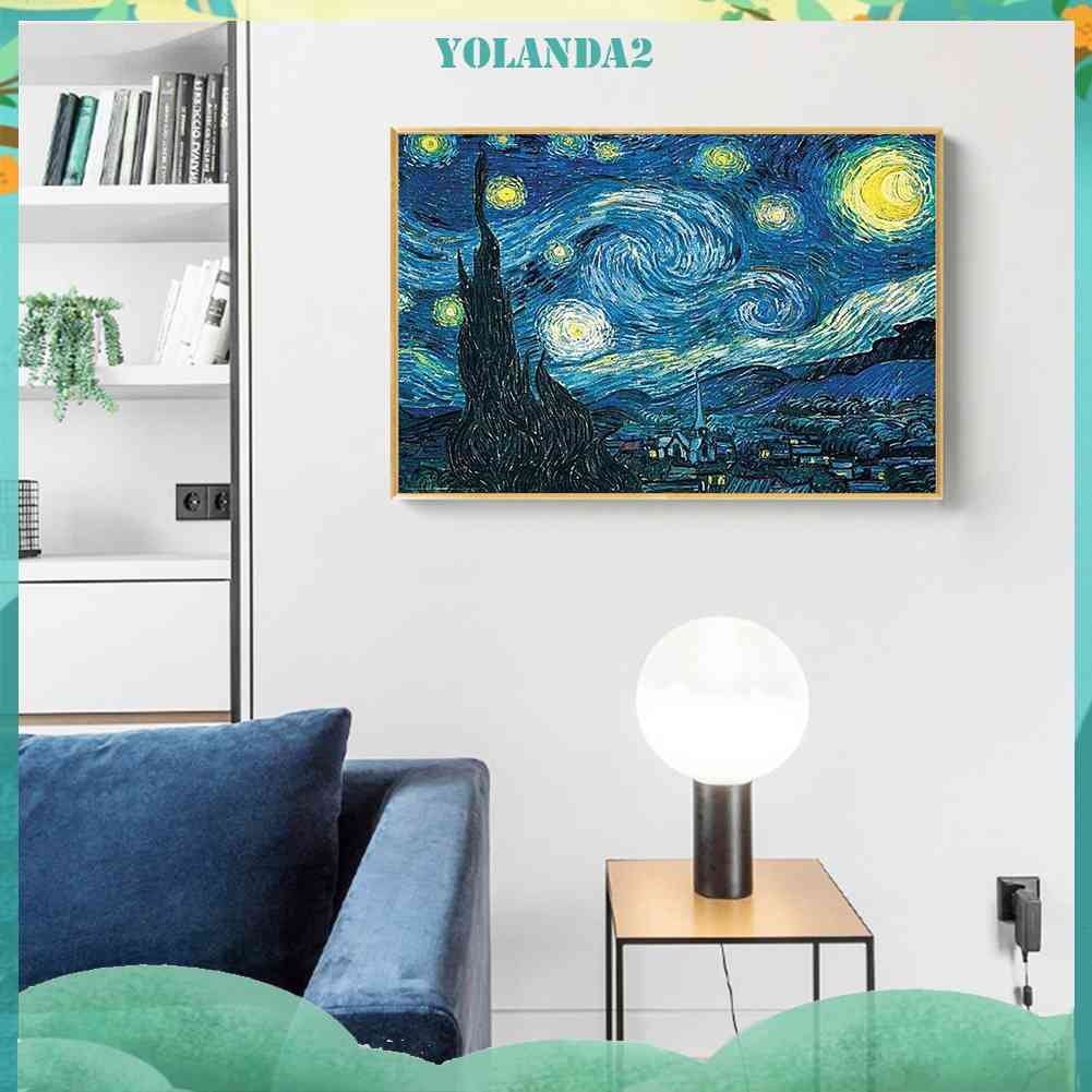 Bộ Tranh Đính Đá 5D Họa Tiết Bầu Trời Đầy Sao Độc Đáo DIY Dùng Trang Trí