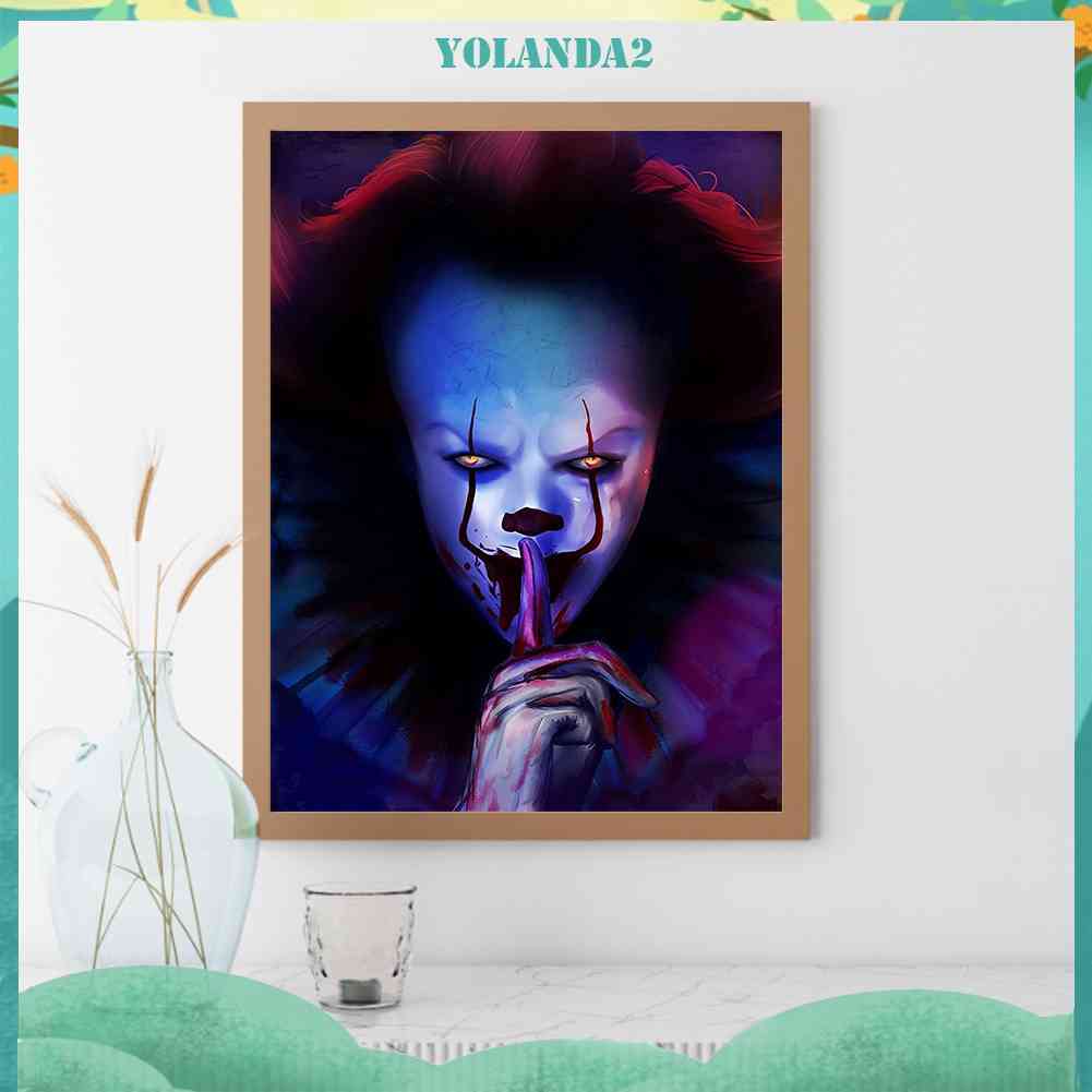 Tranh Đính Đá Kim Cương Toàn Bộ 5D DIY Hình Vẽ Joker