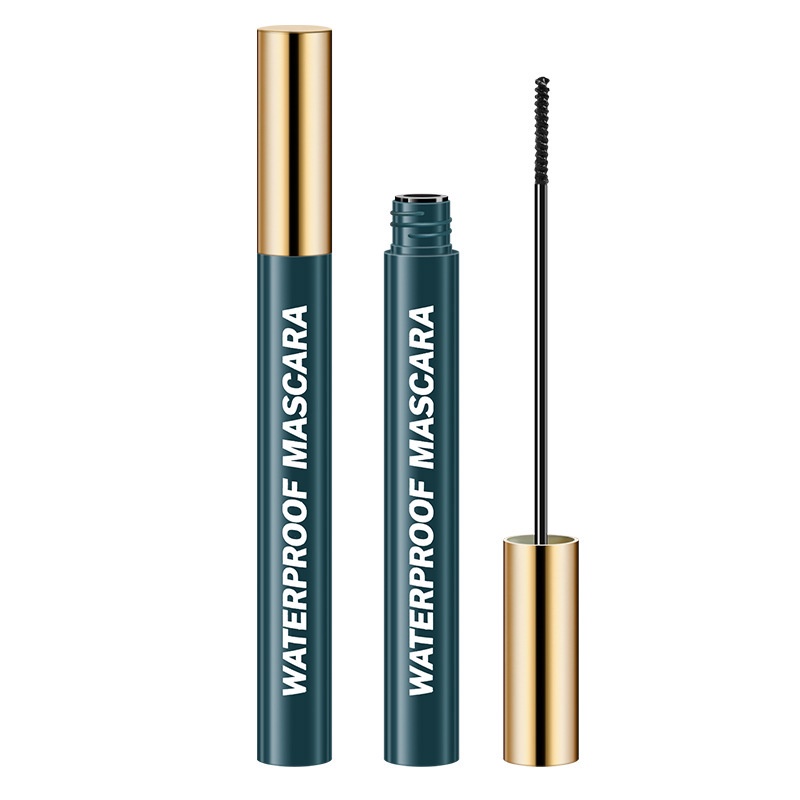 Mascara 4 Màu Đen / Nâu Siêu Mịn Chống Thấm Nước Không Nhòe Chuốt Dài Và Cong Mi