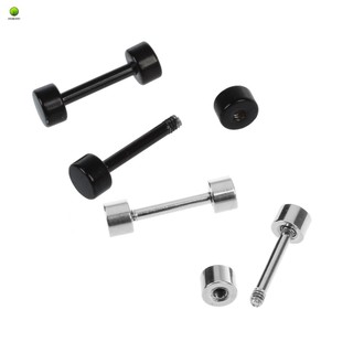 1 đôi bông tai bằng thép titan cao cấp cho nam