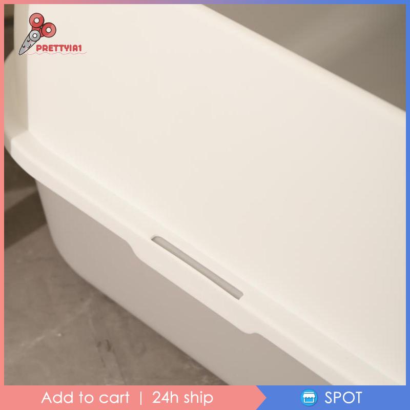 [Prettyia1] Hộp Đựng Mèo Đi Vệ Sinh Chống Rò Rỉ Kích Thước Nhỏ Gọn Kích Thước 62x44x26cm