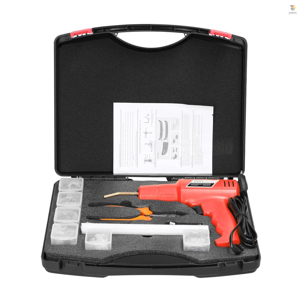 Máy Hàn Cầm Tay 100W Bằng Nhựa Kèm 600 Ghim Bấm