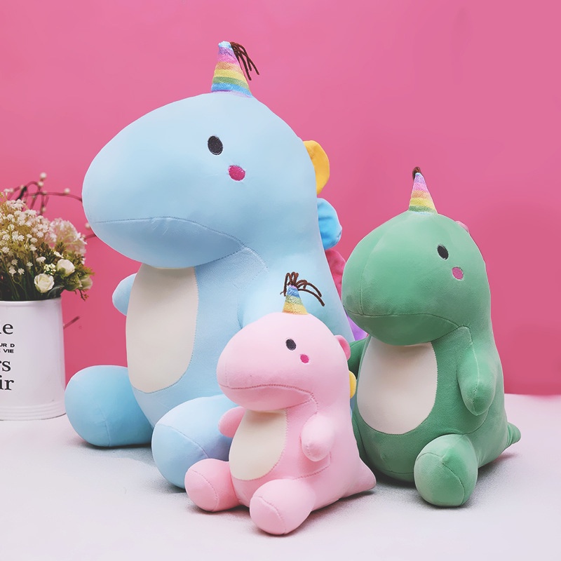 Thú Nhồi Bông Hình Khủng Long Dễ Thương Cho Bé