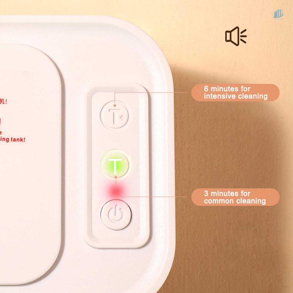 Máy Làm Sạch Mắt Kính 2 Cấp Độ IP54 400ml 47KHz Bằng Thép Không Gỉ