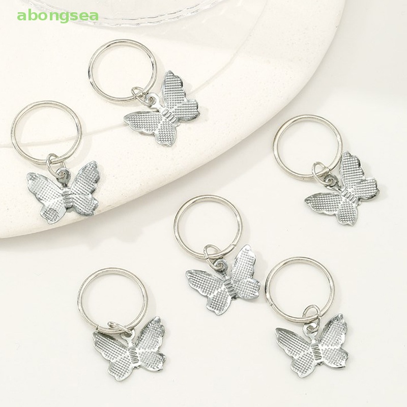 Set 6 Kẹp Tóc Hình Bướm / Ngôi Sao Bằng Kim Loại Thời Trang Cho Nữ