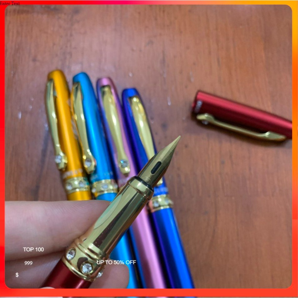 Bút máy ngòi lá tre calligraphy Thanh đậm rõ nét 862 Viết Chữ Sáng Tạo