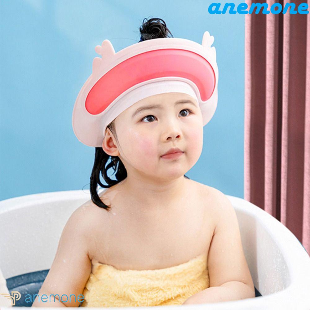 Mũ Tắm Bảo Vệ Đầu Chống Nước In Hình Hươu Hoạt Hình Cho Trẻ Em