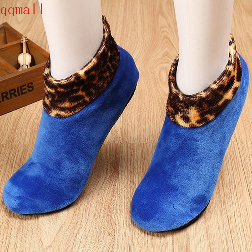 Giày Đế Mềm Chống Trượt Giữ Ấm Mùa Đông Họa Tiết Da Báo Dành Cho Nữ