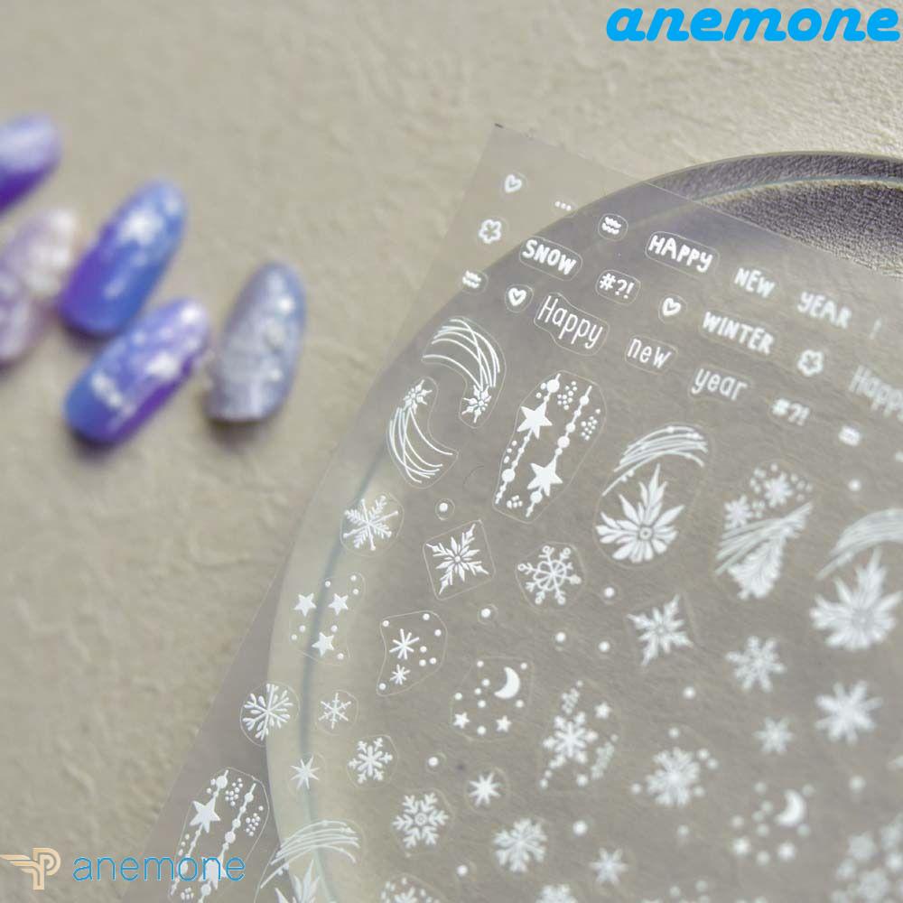Miếng Dán Trang Trí Móng Tay Họa Tiết Giáng Sinh Thời Trang