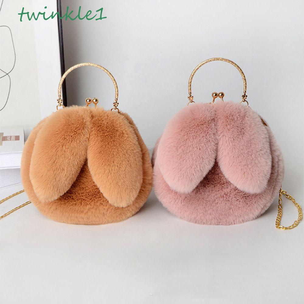 Túi Đựng Điện Thoại Đeo Chéo Hình Tai Thỏ Lấp Lánh Dễ Thương